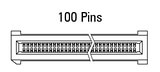 EC.8 равni 100-пински конектор