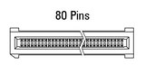 EC.8 директни 80-пински конектор