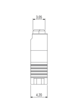 Димензије One27 40-пинског IDC конектора